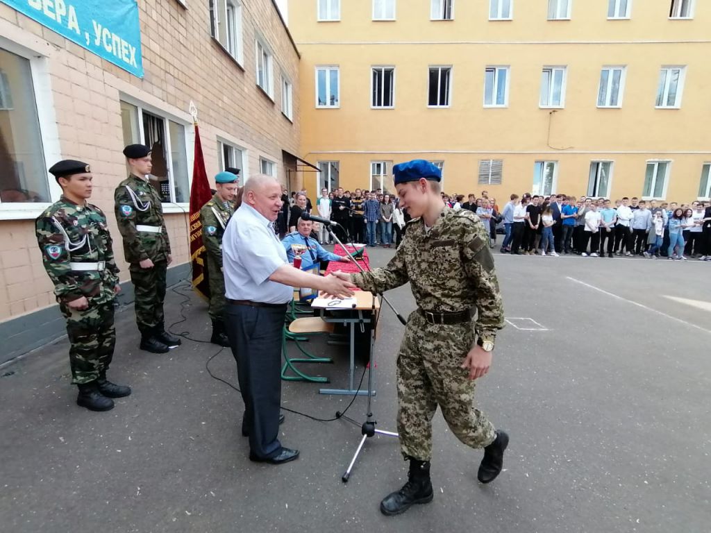 «Смотр строя и песни» в ОП №2