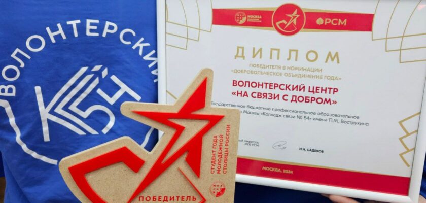 Урааа! Очередная победа волонтёрского центра «На связи с добром» КС54!